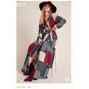 NWT Virginia Wrap Maxi Dress - S